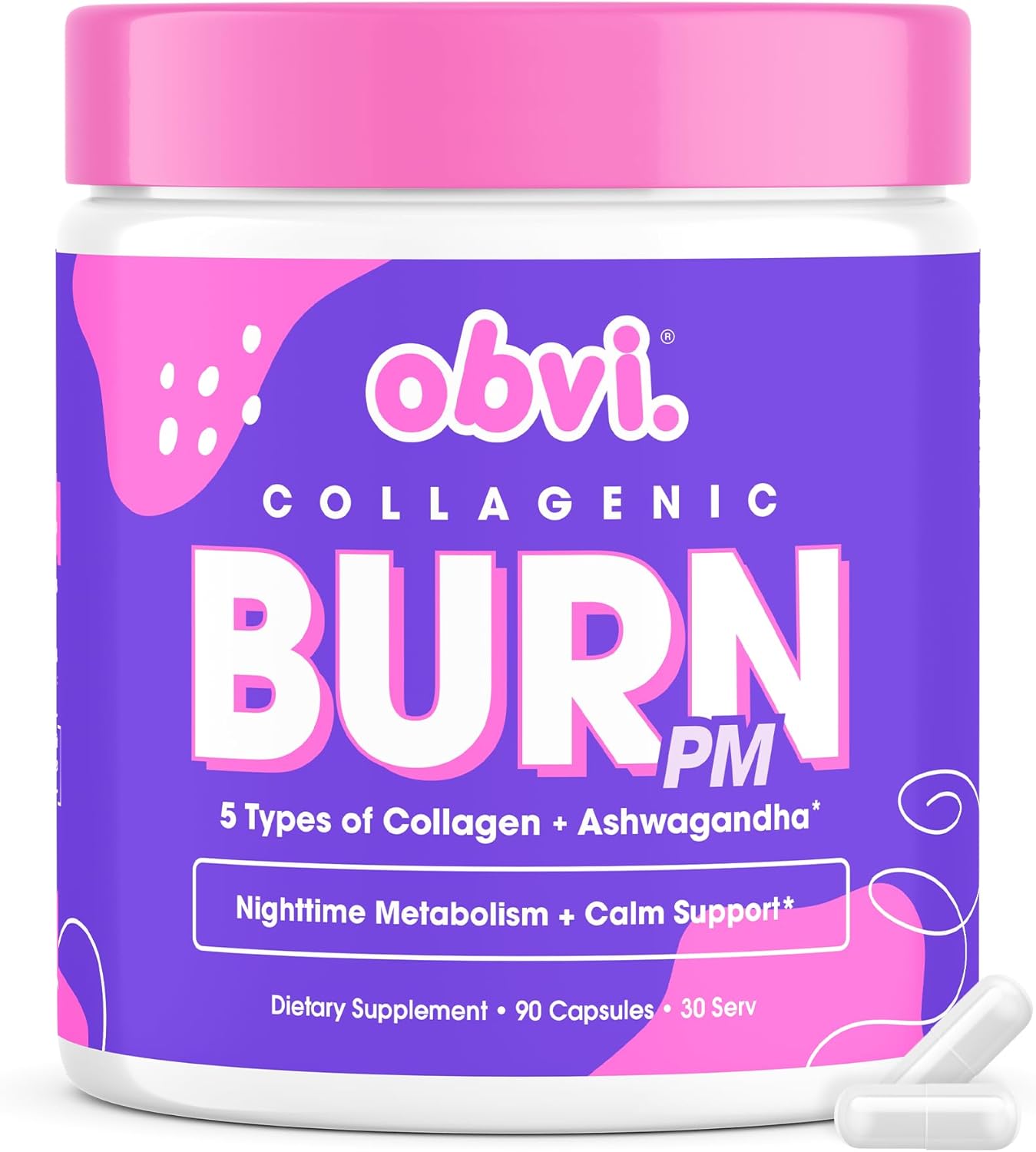 Obvi Collagenic Burn PM for Nighttime Wellness and Relaxation