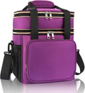 Expandable Insulated Lunch Box Double Deck Cooler Bag - Large 16L