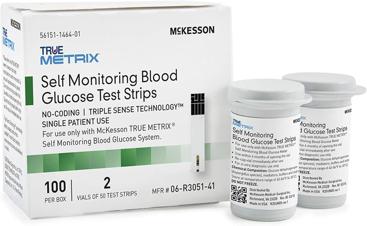 McKesson True METRIX Blood Glucose Test Strips for Diabetes Care