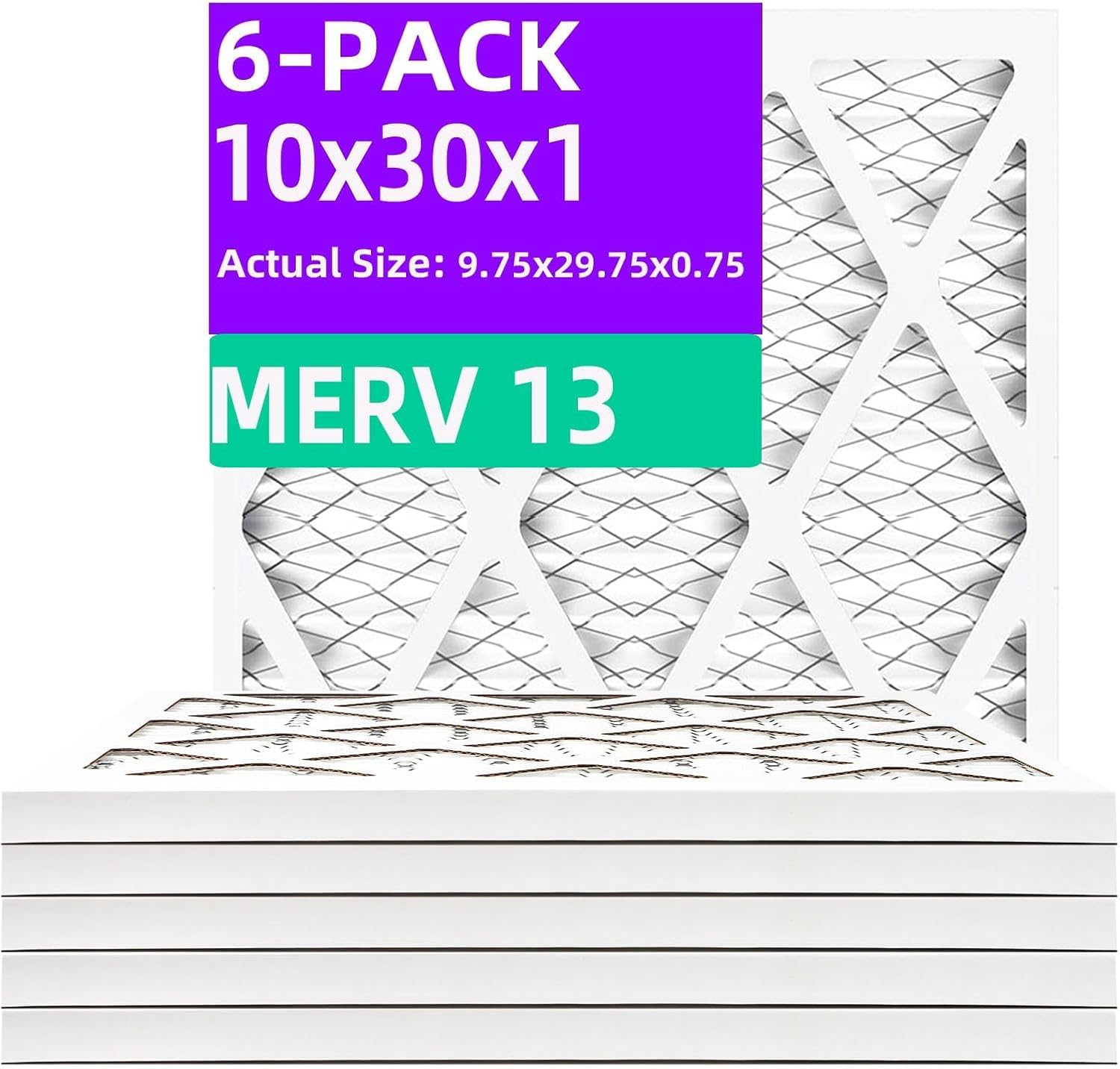 10x30x1 Air Filter MERV 13 - High Efficiency for HVAC Systems