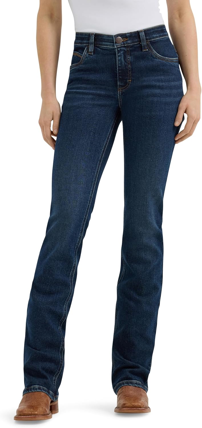 Wrangler Women's Premium Patch Mae Jean for Ultimate Comfort