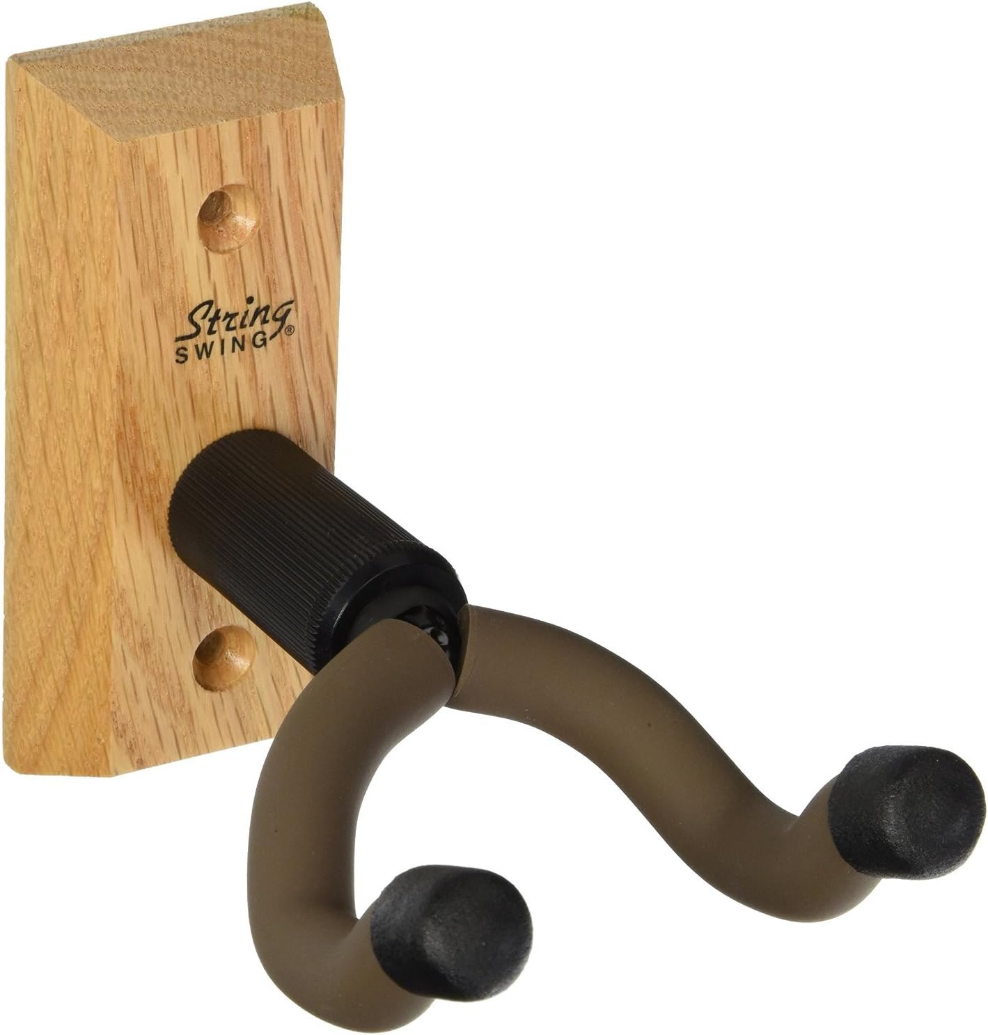 Oak Wall Mount Guitar Hanger 4-Pack - Space-Saving Guitar Hooks