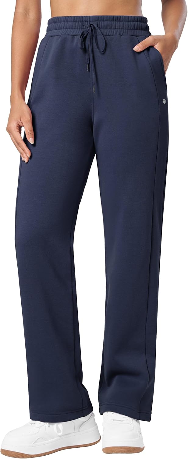 Willit Womens Fleece Lined Sweatpants for Winter Comfort