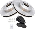 Front Brake Pad & Rotor Kit for 2002-07 Jeep Liberty - Semi-Metallic