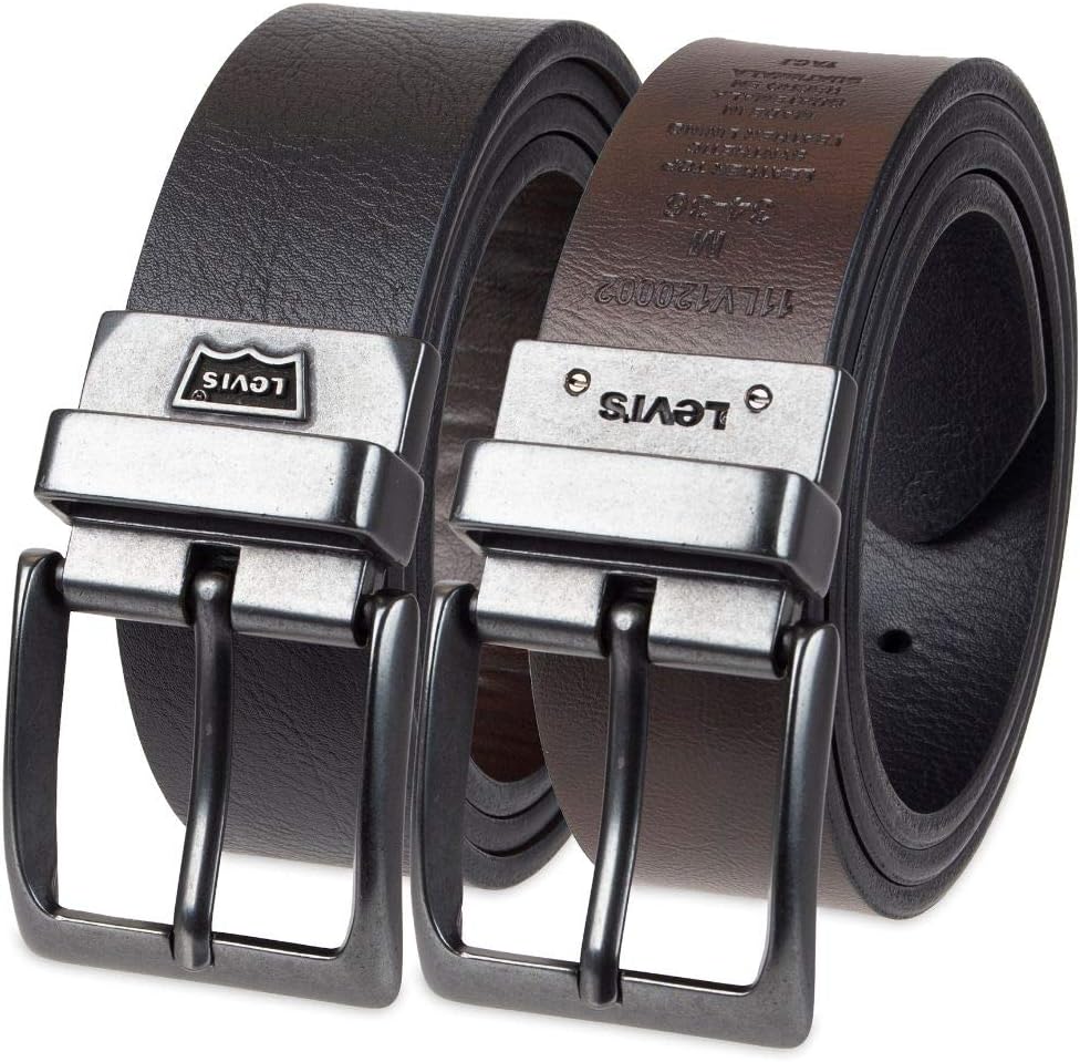Levis Mens 2-in-1 Reversible Belt for Everyday Casual Style
