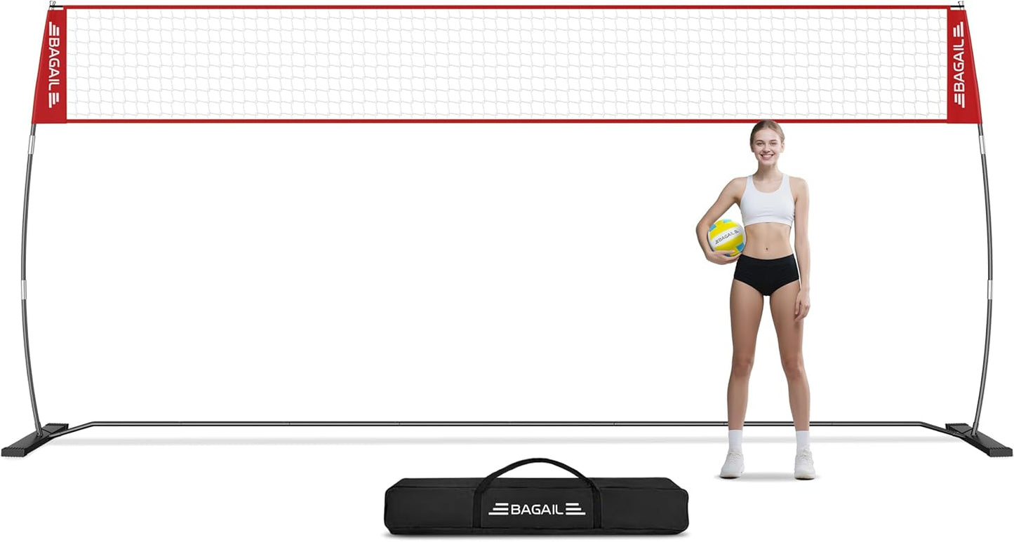 Portable Volleyball Net for Backyard with Adjustable Height
