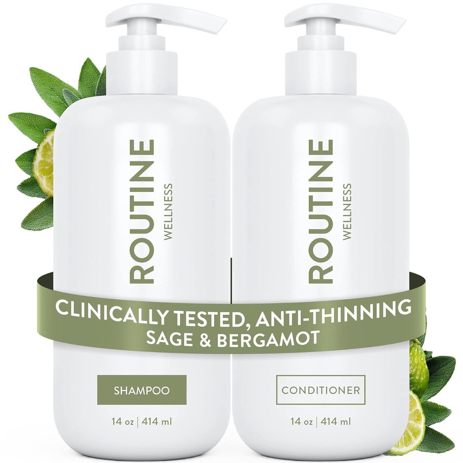 Routine Wellness Anti-Thinning Shampoo & Conditioner Set for Hair