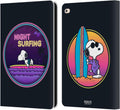 Head Case Designs Peanuts Night Surfer Snoopy Leather iPad Air 2 Case