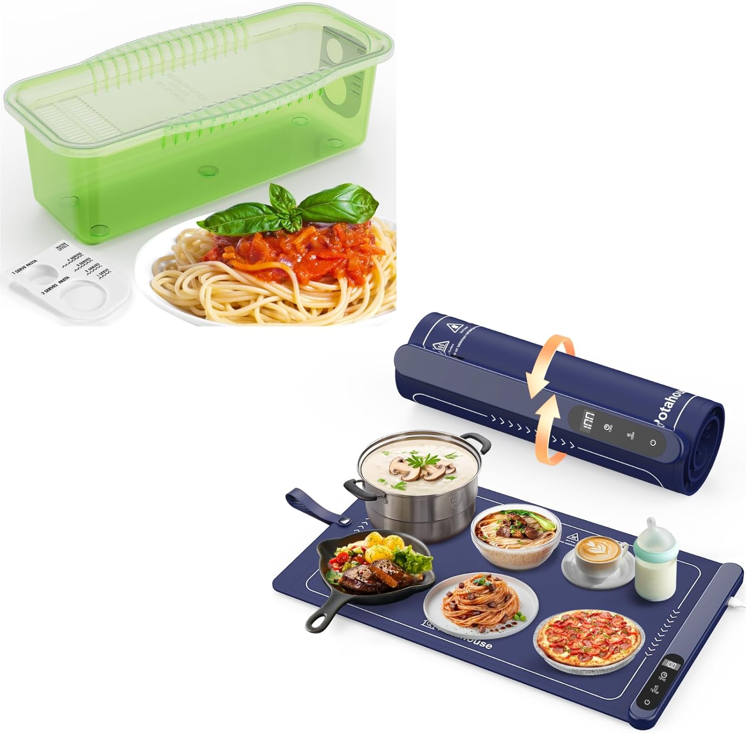 Pasta Cooker & Warming Mat - Elevate Your Kitchen!