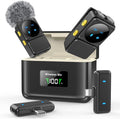 Dual Receivers Mini Microphone for iPhone iPad Android - Clear Mobile