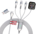 Multi Charging Cable for Apple Watch - 100W 10ft 4-in-1 Fast Charger