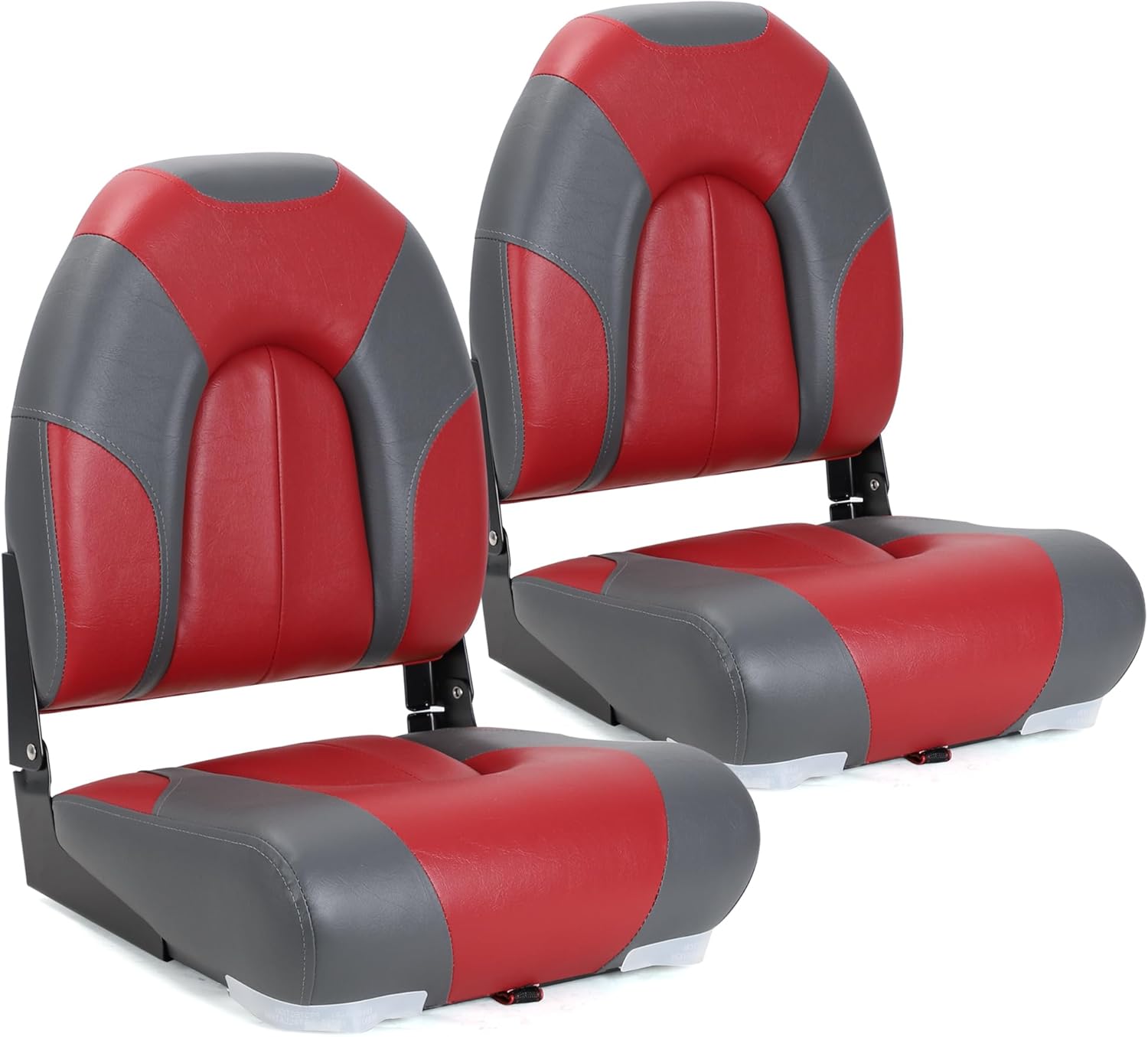 Deluxe Marine High Back Folding Boat Seat for Comfort and Durability