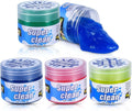 4 Pack Car Cleaning Gel Putty Slime Cleaner for Car Interior