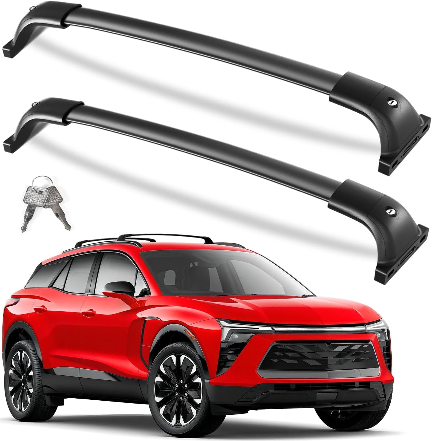 KINGGERI Lockable Roof Rack Cross Bars for Chevy Blazer EV 2024 2025