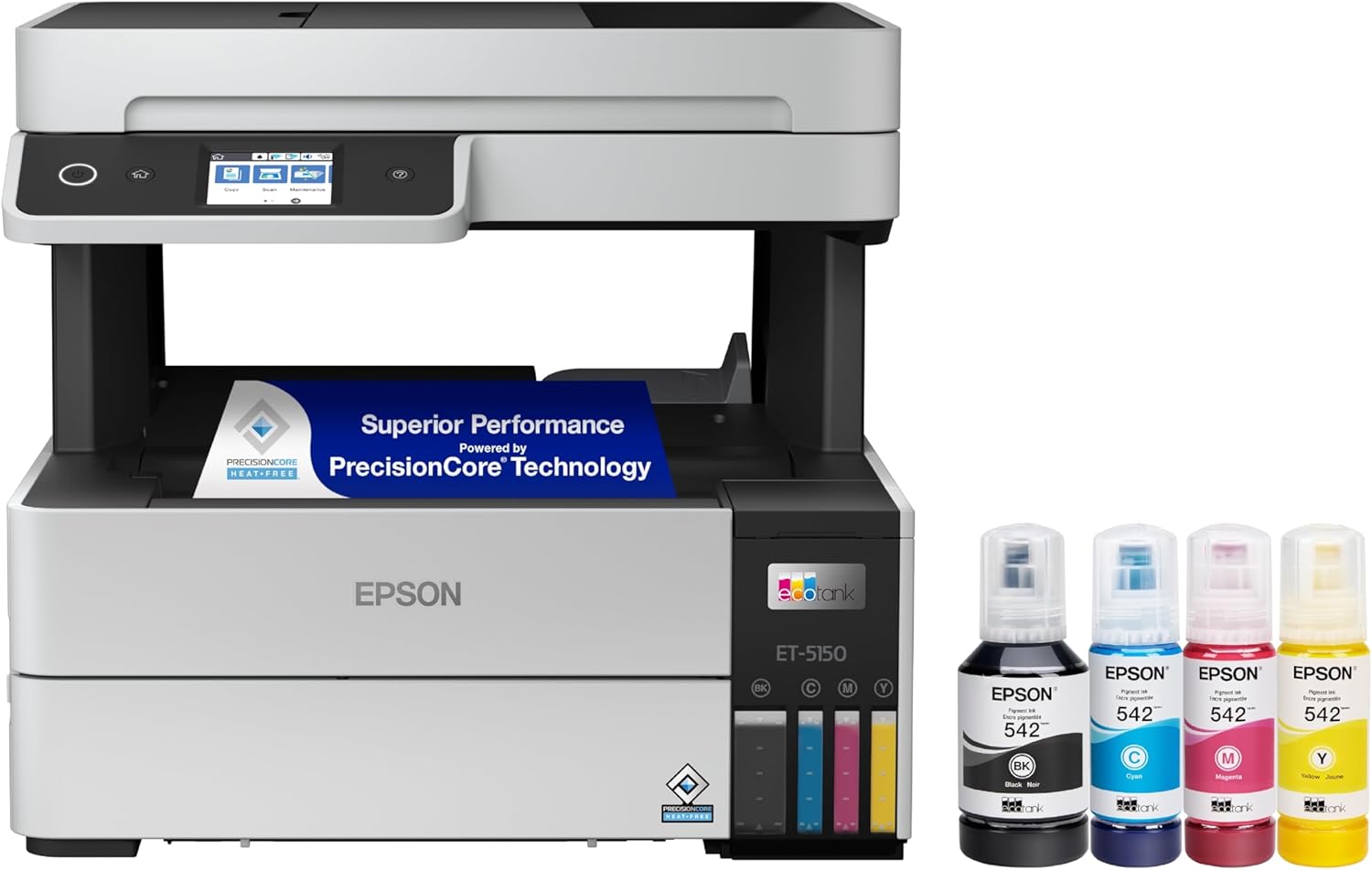 Epson EcoTank Pro ET-5150: Color Printer with Scanner & Copier