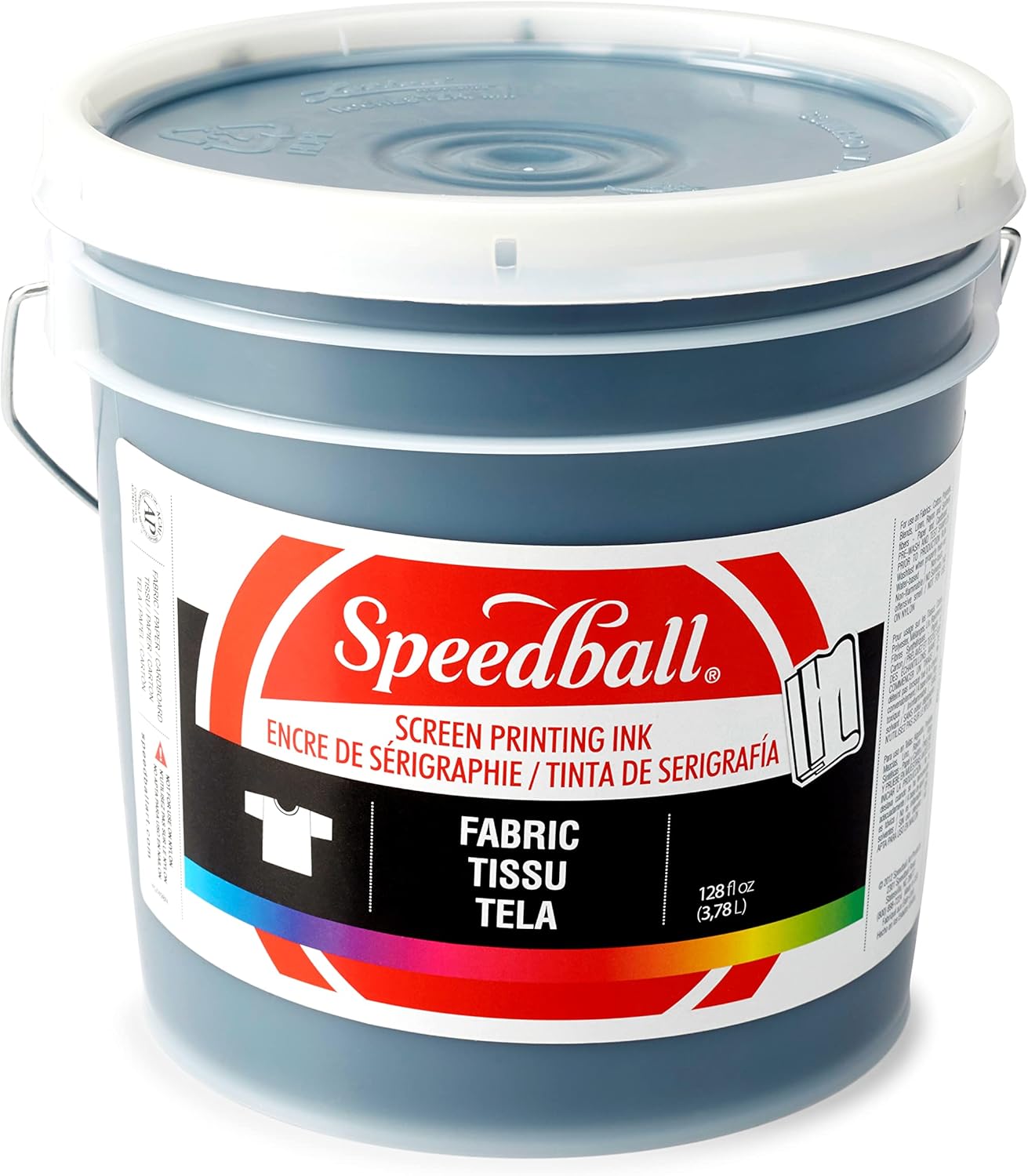 Speedball Fabric Screen Printing Ink - 128 Fl Oz Black Gallon