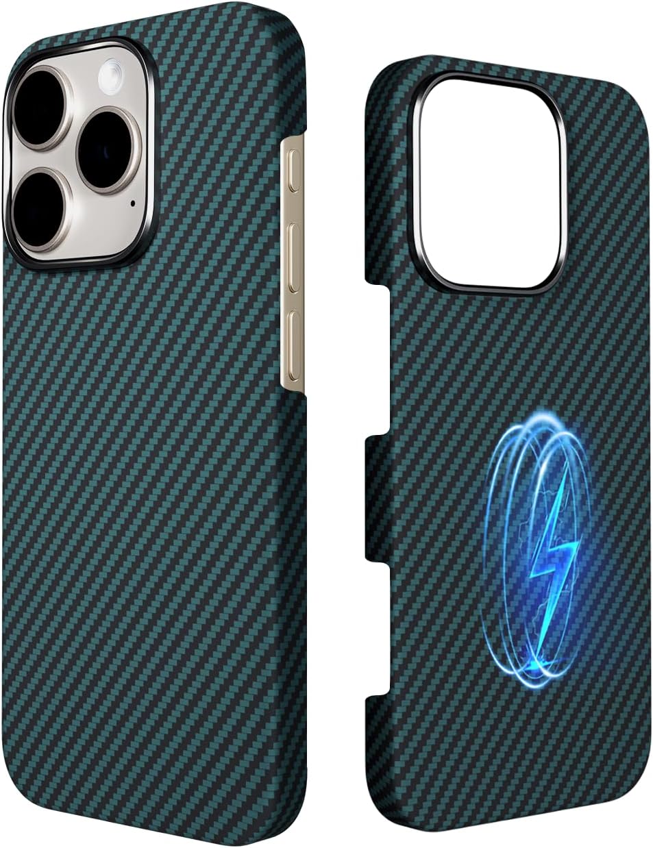 Real Aramid Fiber Case for iPhone 16 Pro Max with MagSafe