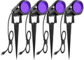 ZUCKEO Outdoor Blacklight Spotlight LED for Glow Party Decor