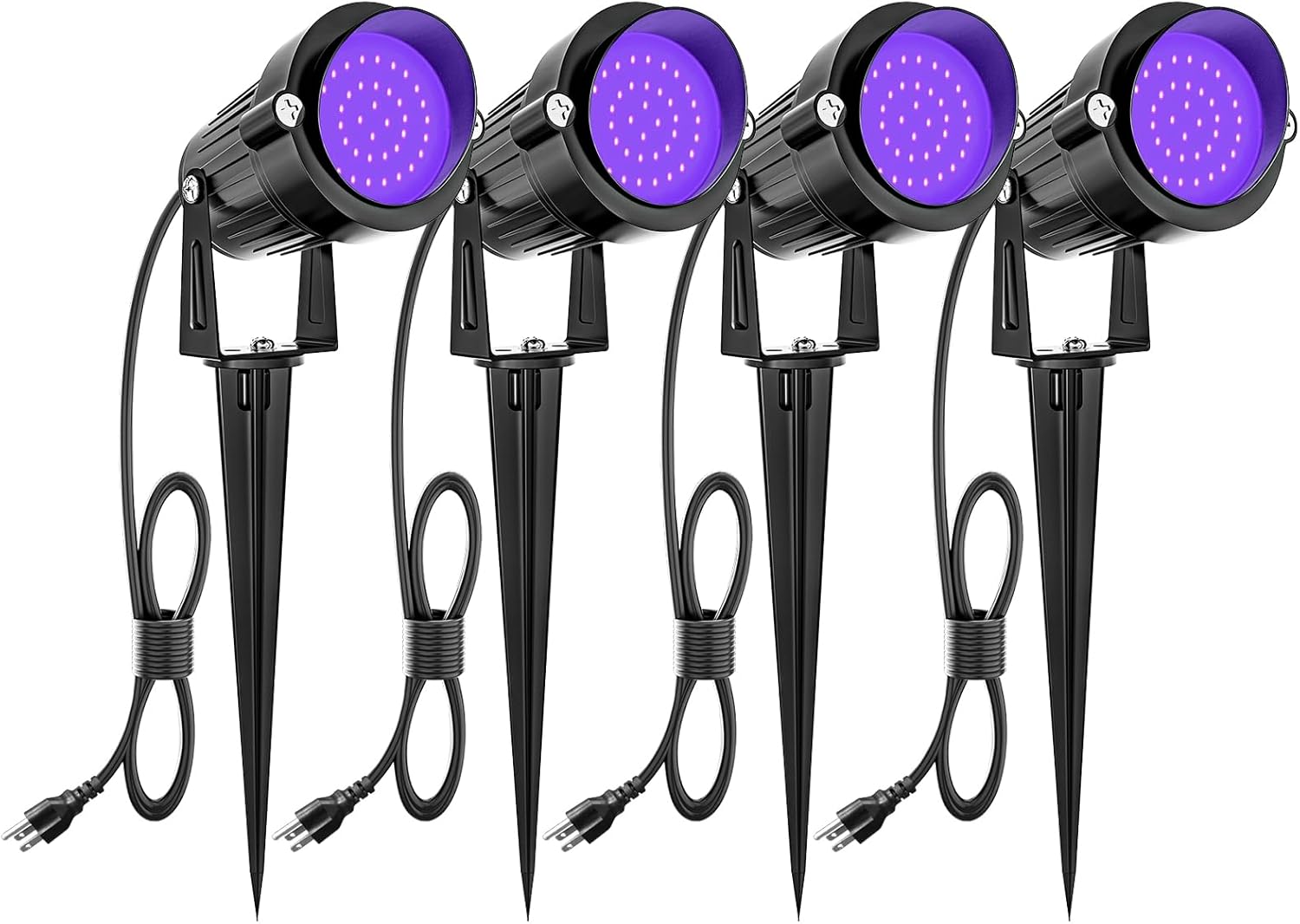 ZUCKEO Outdoor Blacklight Spotlight LED for Glow Party Decor