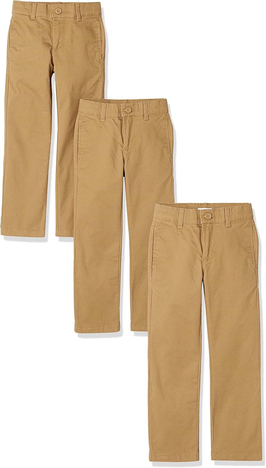 Boys and Toddlers' Uniform Straight-Fit Chino Khaki Pants