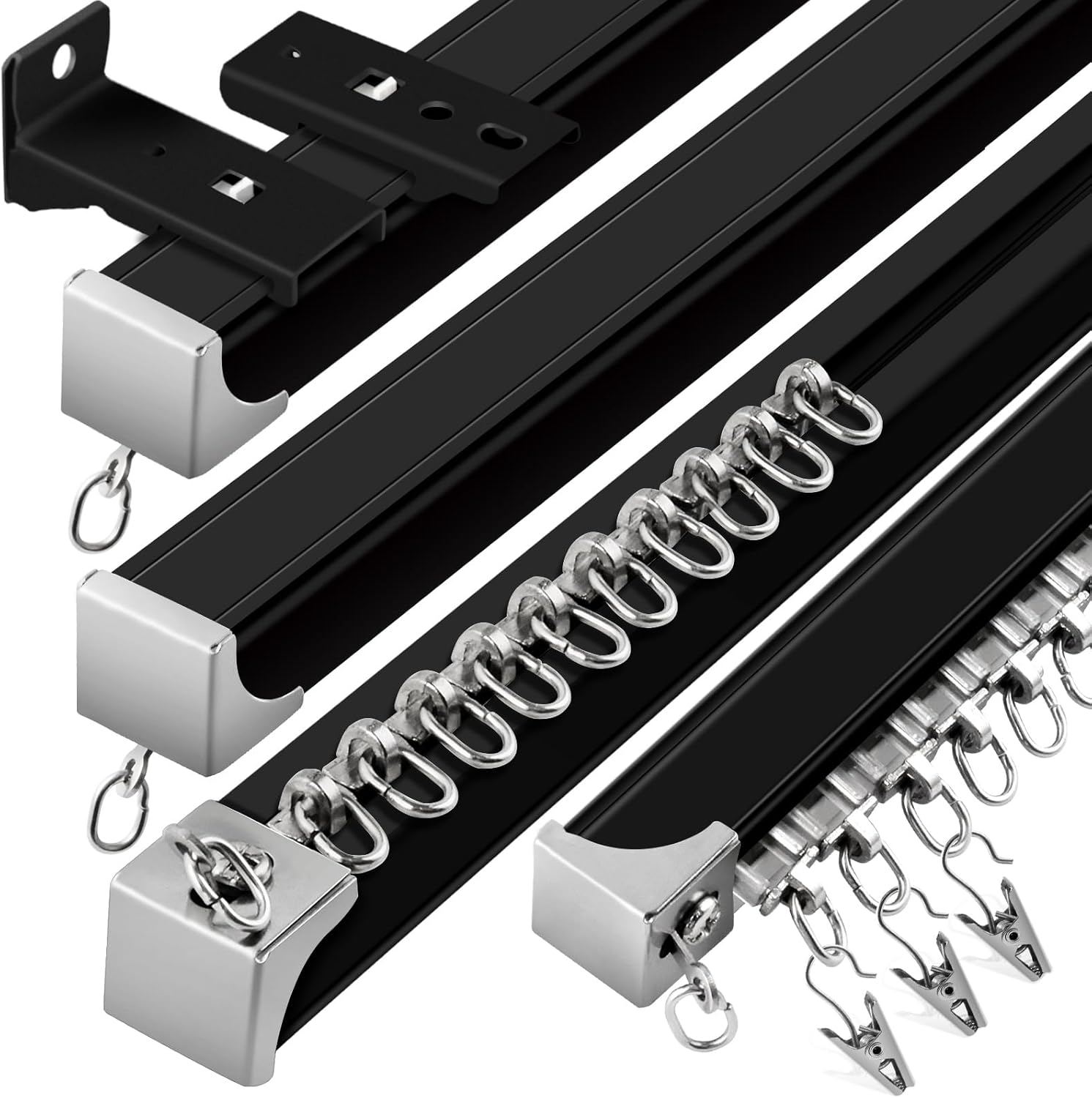 Flexible Ceiling Curtain Track, Heavy Duty, KOLAKO