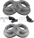 Front and Rear Brake Pad & Rotor Kit Compatible with 2000-2005 Ford
