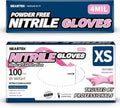 Nitrile Exam Gloves 4.0 Mil 100 Pcs Powder-Free Pink - Comfortable