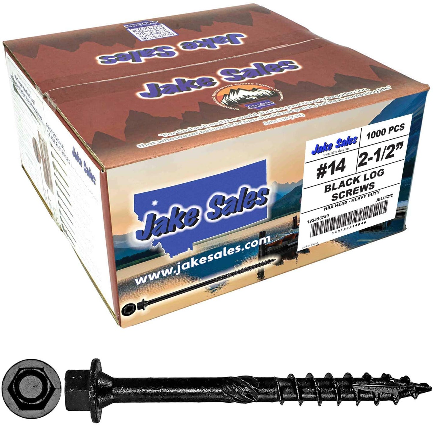 Heavy Duty Black Timber Screws for Landscaping Projects