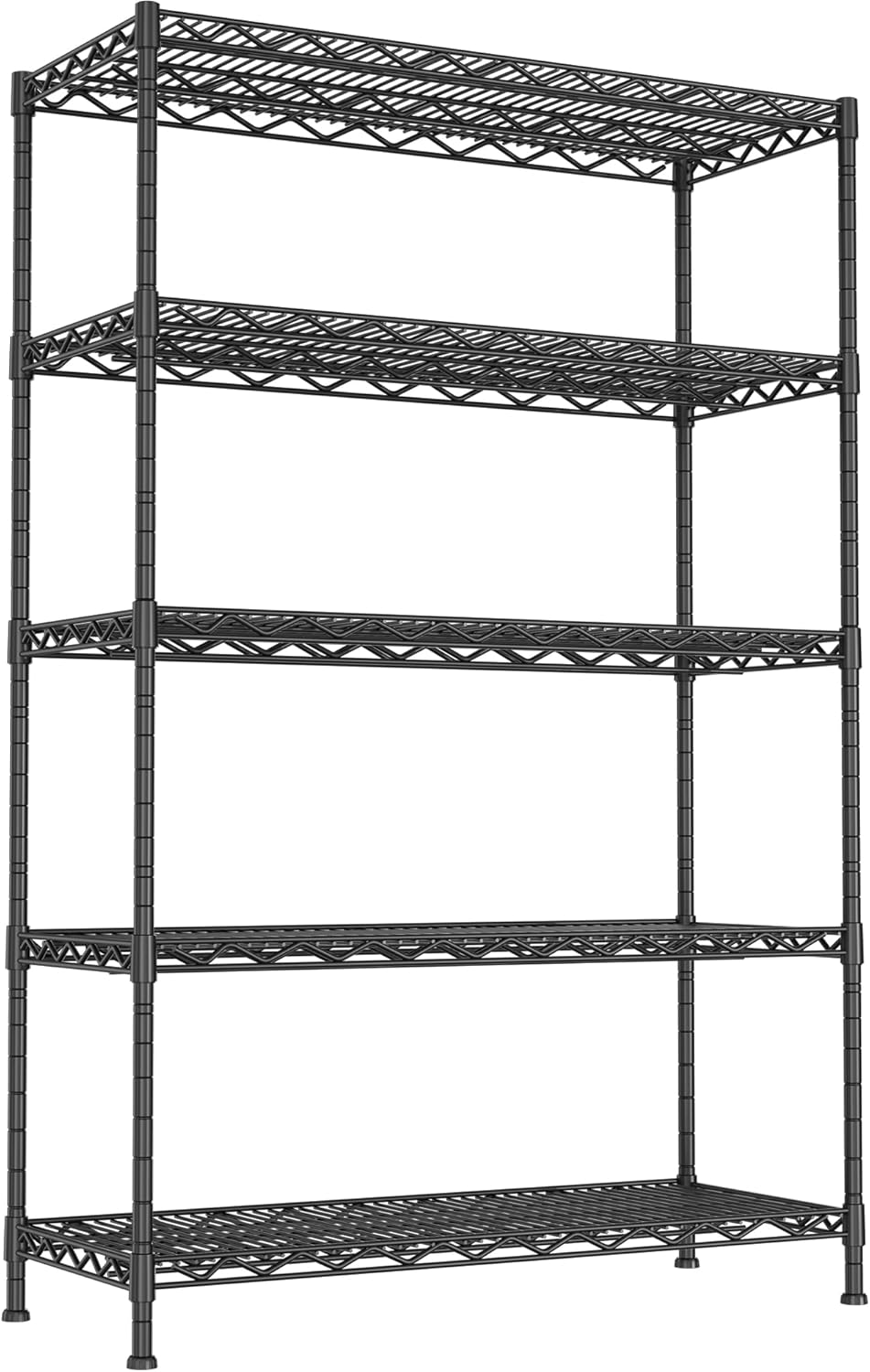 REGILLER 5-Wire Shelving Metal Storage Rack for Home