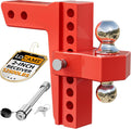 LOCAME Adjustable Trailer Hitch 8in Drop/Rise - Heavy Duty Tow