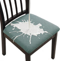 Waterproof Seat Cushion Covers 6 PCS - Stretch Jacquard Dining Chair