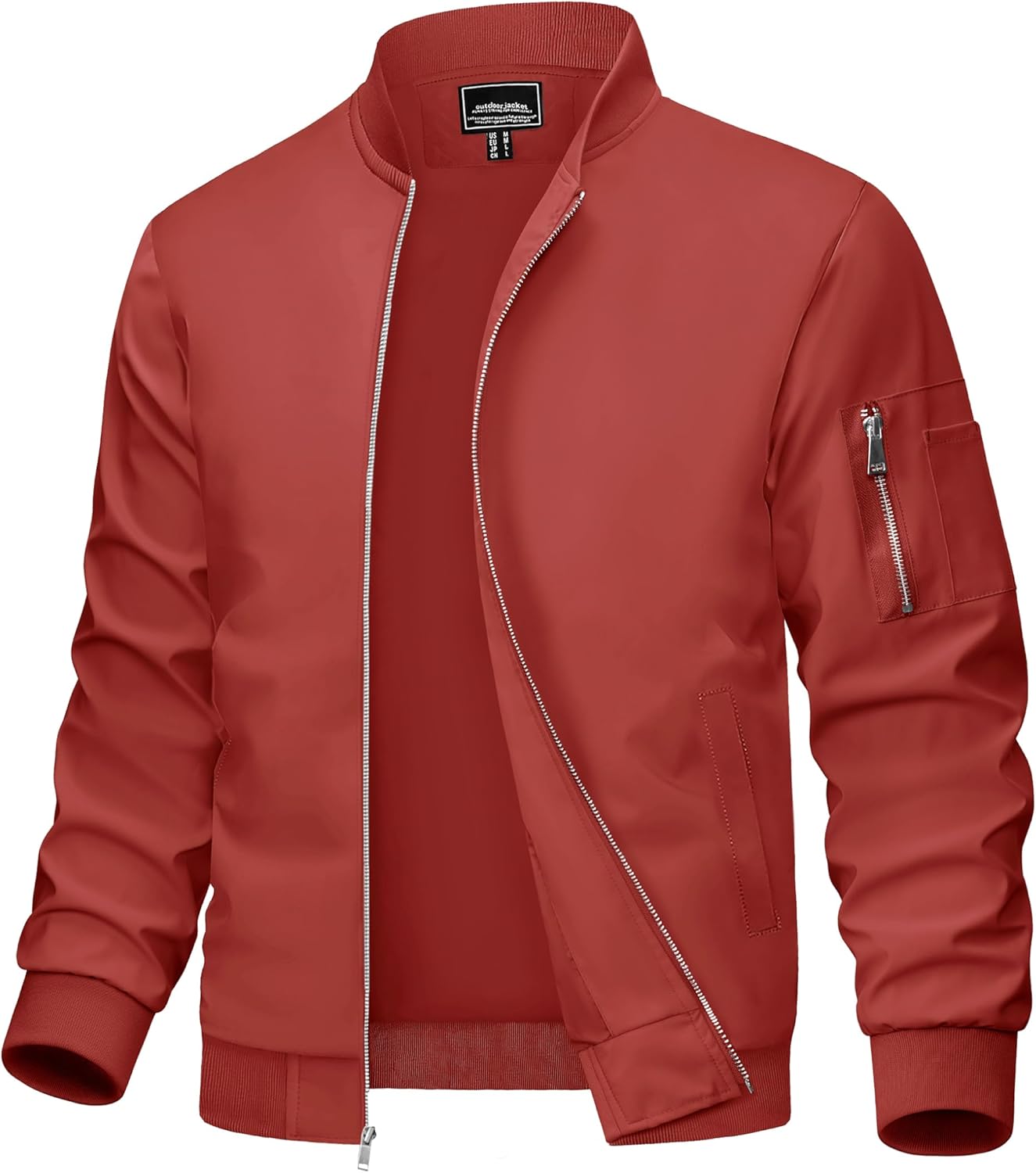 Lightweight Casual Windbreaker Bomber Jacket for Men