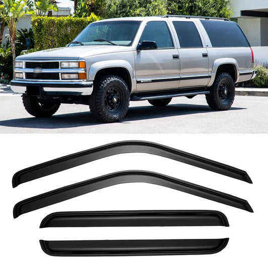 Window Rain Guards Visors for Chevy Tahoe and GMC Yukon Models