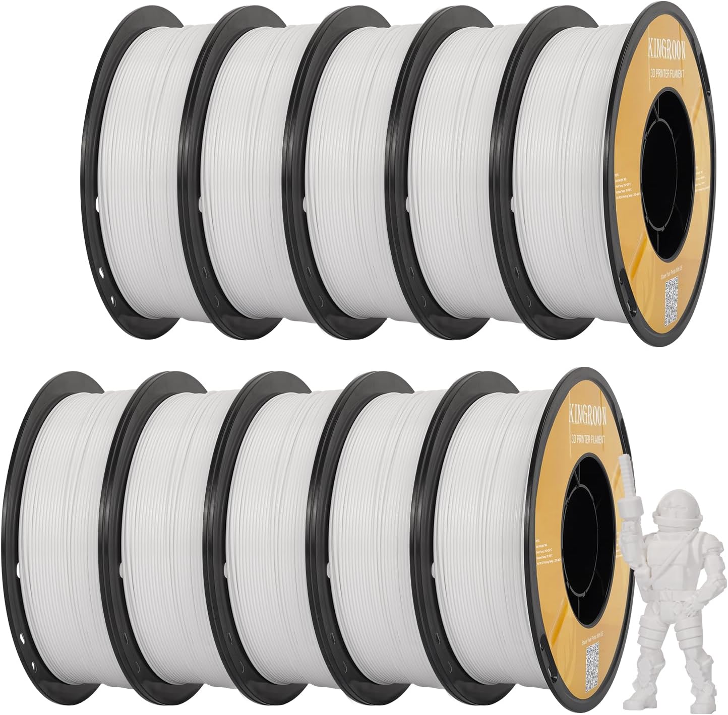 Kingroon High Speed PETG Bundle 3D Printer Filament for Quality