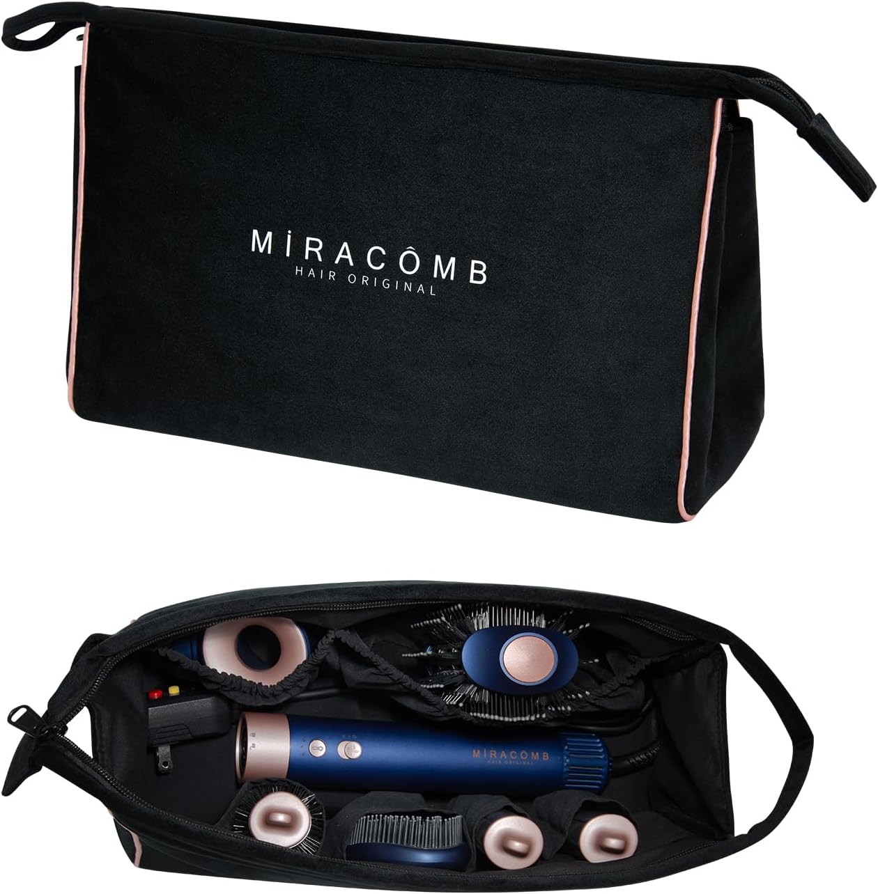 Velvet Hair Tool Organizer - Stylish & Spacious!