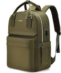 LOVEVOOK USB Port Laptop Backpack for Women with Chic Design