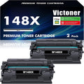 148X 148A Black High Yield Toner Cartridge Compatible Replacement - 2