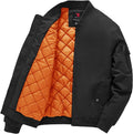 Gopune Men's Windproof Bomber Jacket - Warm, Water Resistant Winter