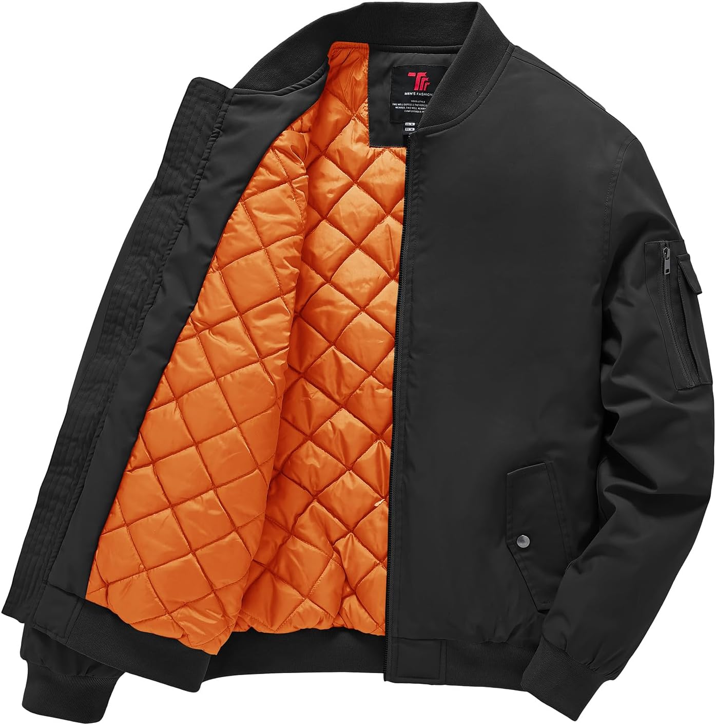 Gopune Men's Windproof Bomber Jacket for Stylish Winter Wear
