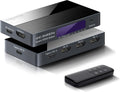 8K HDMI Switch 5x1 with 3 HDMI & 2 USB-C Inputs - 48Gbps Switch
