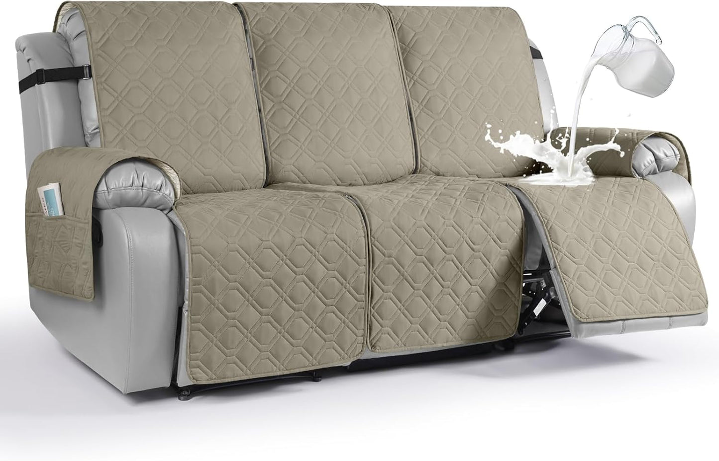 VANSOFY Waterproof Recliner Couch Covers for Pets and Kids