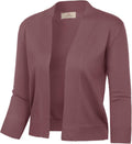 Stylish 3/4 Sleeve Cropped Cardigan for Any Occasion
