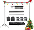 Green Screen Backdrop with Stand, 5x6.5ft Adjustable - Compact Studio