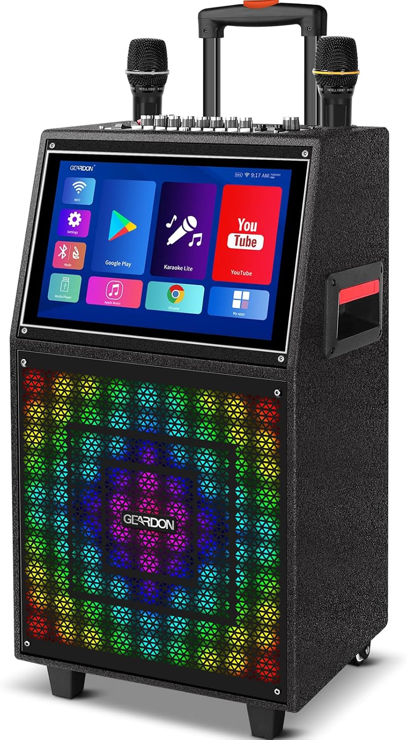 GEARDON Karaoke Machine: Ultimate Portable Party Powerhouse!