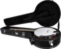 Gearlux 4-String and 5-String Banjo Hard Case - Secure Plush Fit