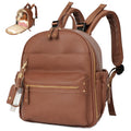 Small Diaper Bag Mini Backpack - Compact Organized Diaper Bag for Moms