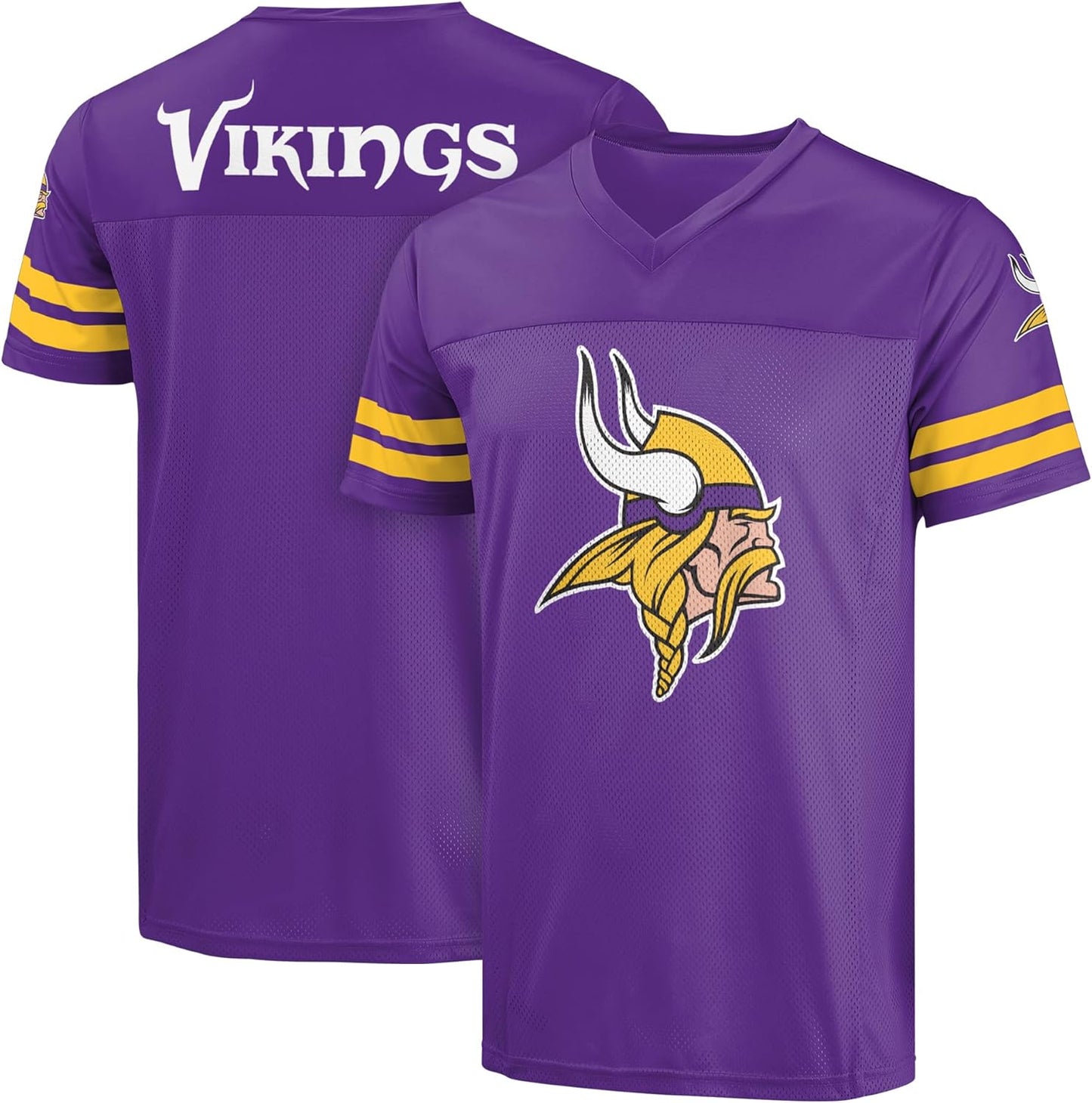 FOCO NFL Men's Game Day Football V-Neck Top for Fans
