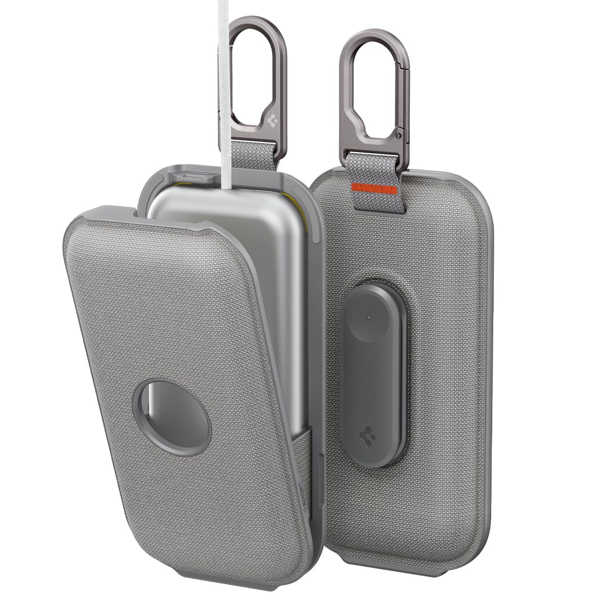Spigen Klasden Battery Belt Clip for Apple Vision Pro - Charcoal Gray