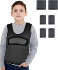 Compression Vest for Kids (Large, Ages 10+) - Adjustable Weighted