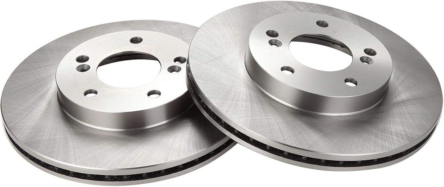 TRQ Front Brake Rotors Set Vented for Acura and Honda Models